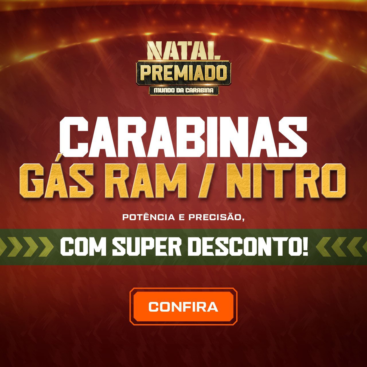 CARABINAS GAS RAM / NITRO - Potência e Precisão, com SUPER DESCONTO!