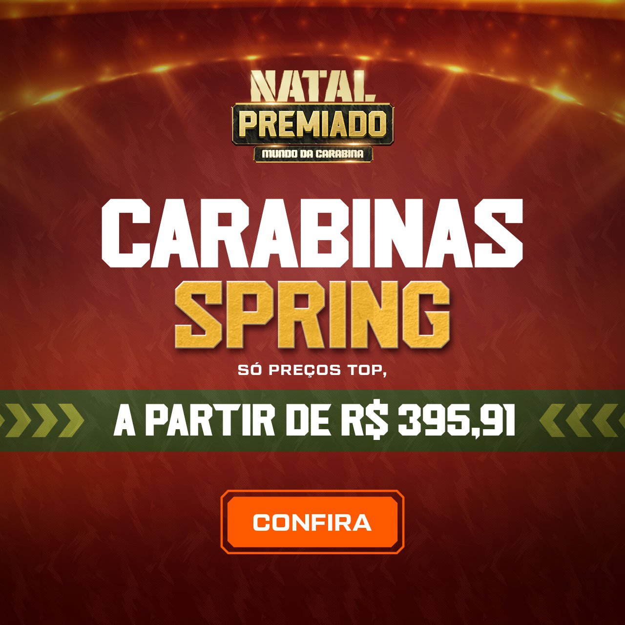 Carabinas Spring - Só preços TOP, a partir de R$ 395,91