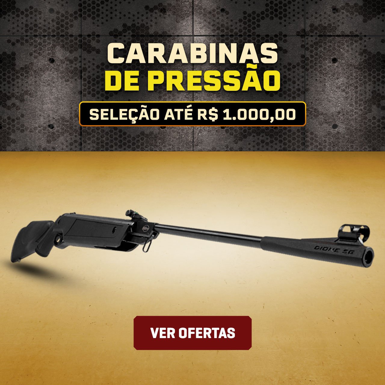 Carabinas de Pressão - SELEÇÃO até R$ 1.000,00