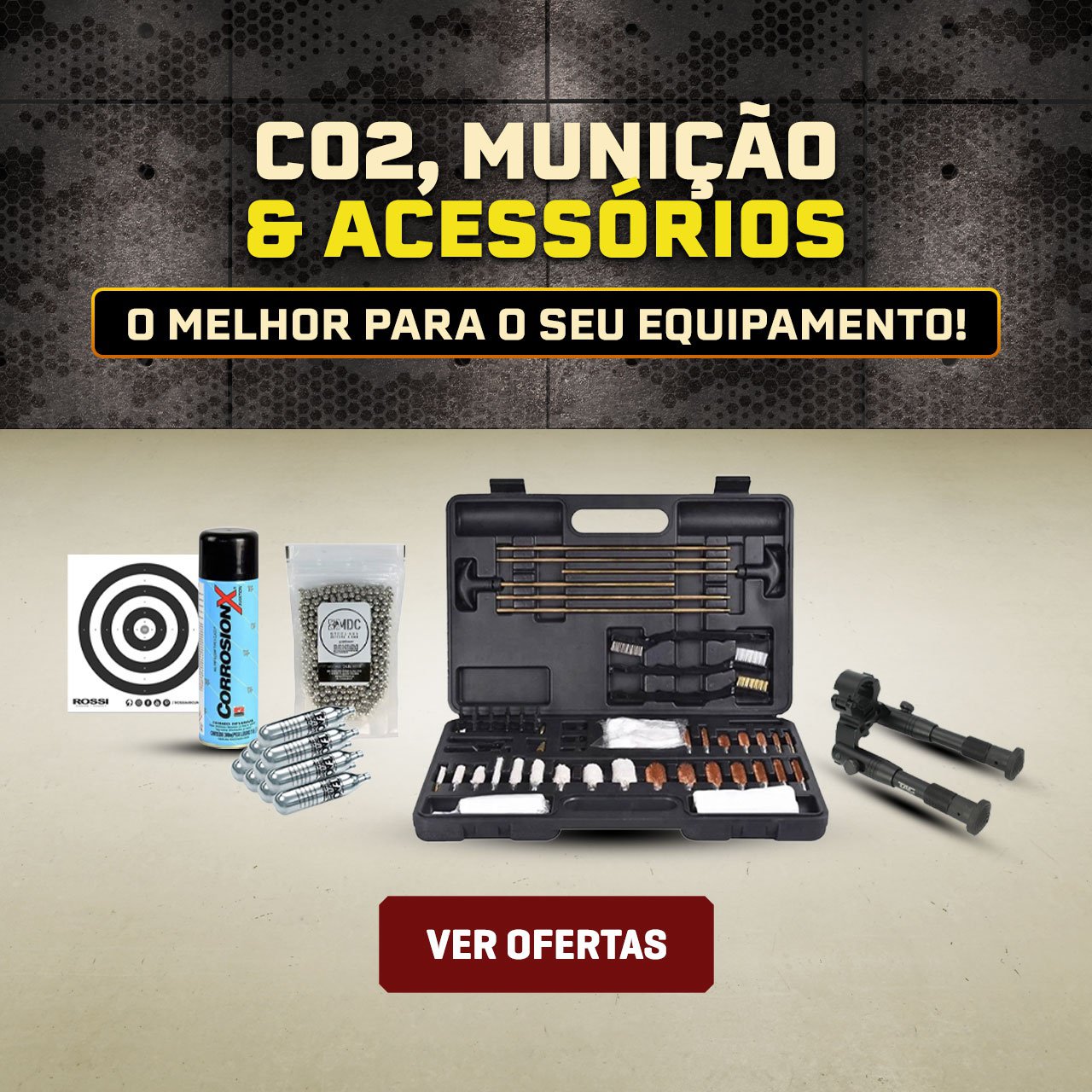 CO2, Munição & Acessórios - O Melhor para o Seu Equipamento!