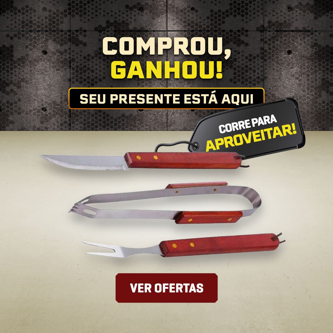 COMPROU GANHOU - Seu presente está Aqui, Corre para aproveitar