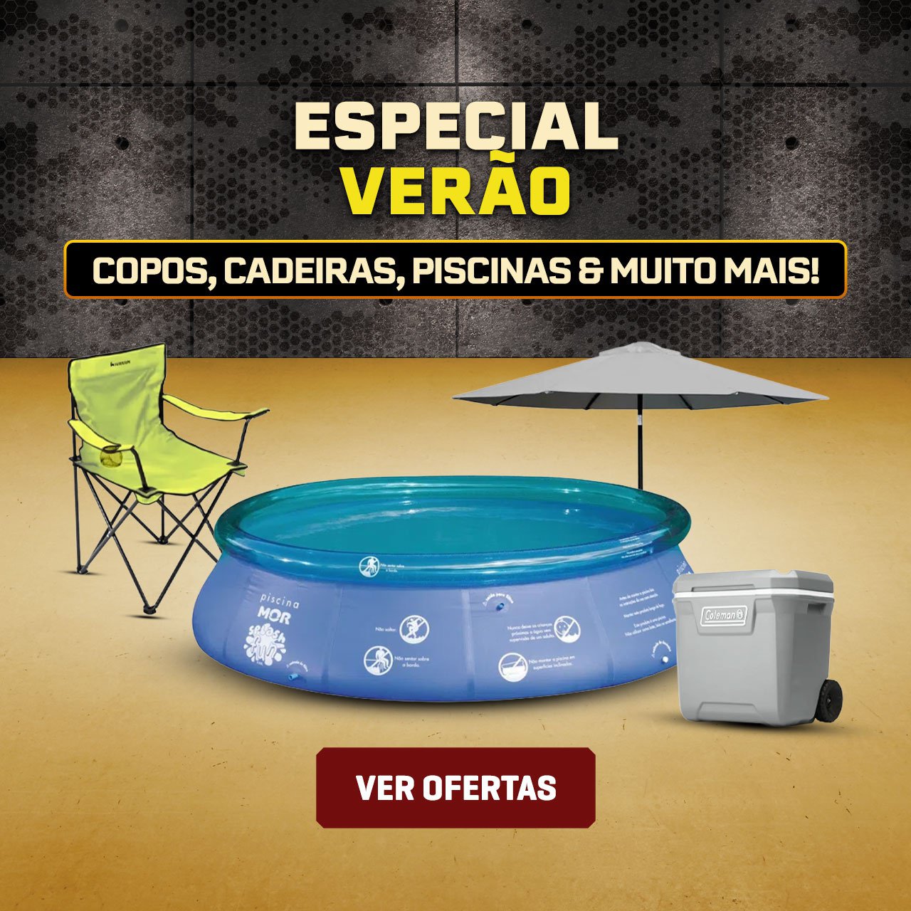 ESPECIAL VERÃO - Copos, Cadeiras, Piscinas & Muito mais!