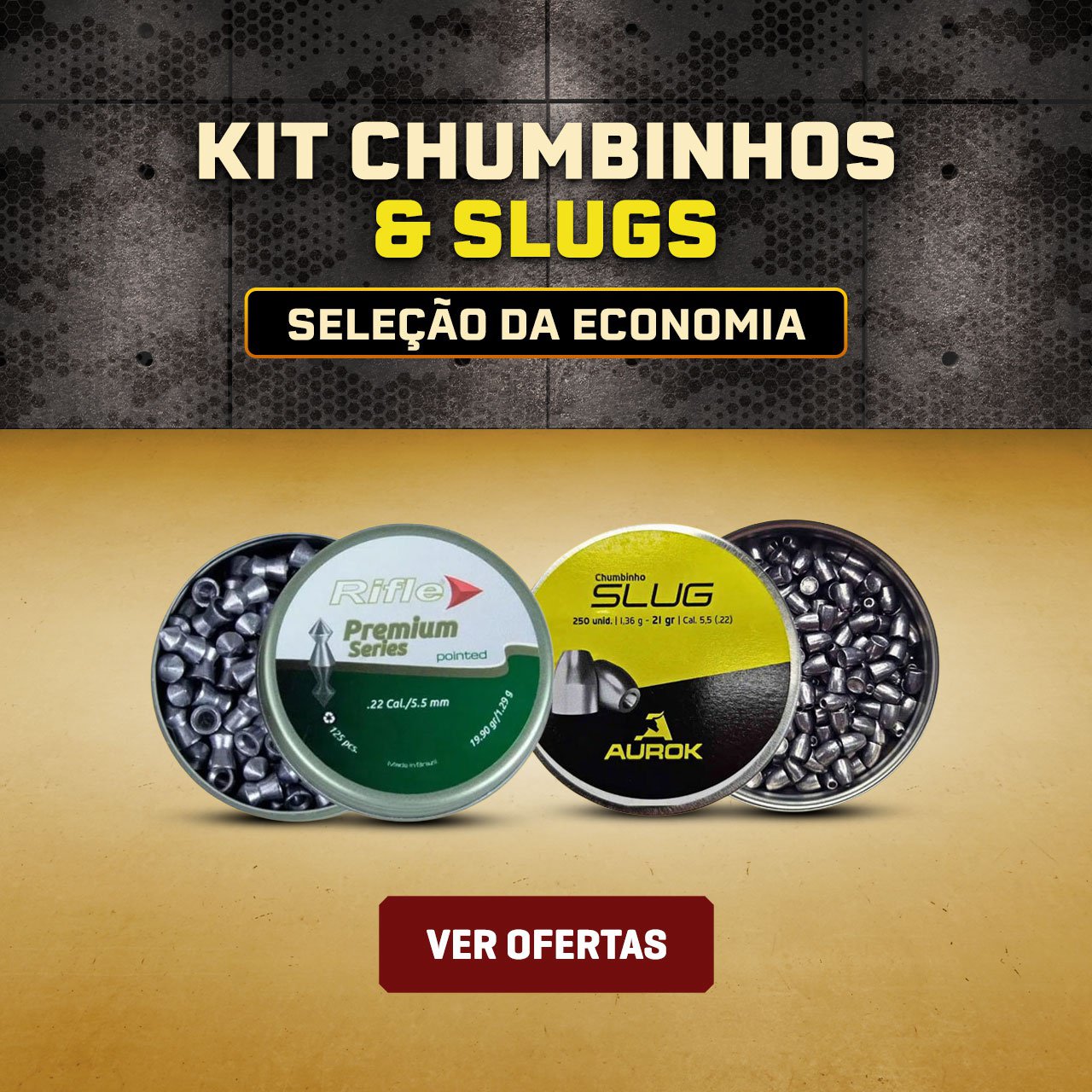 KIT Chumbinhos & Slugs - Seleção da economia