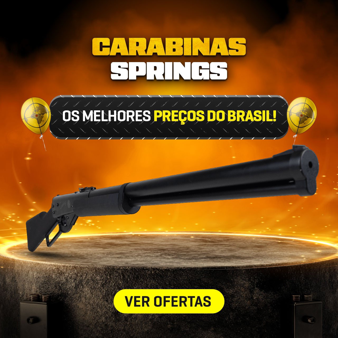 Carabinas Springs - Os Melhores preços do Brasil!