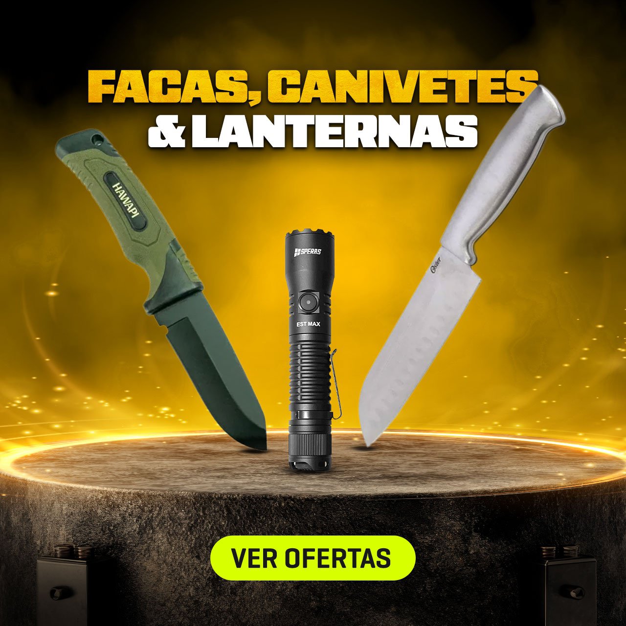 Facas, Canivetes & Lanternas