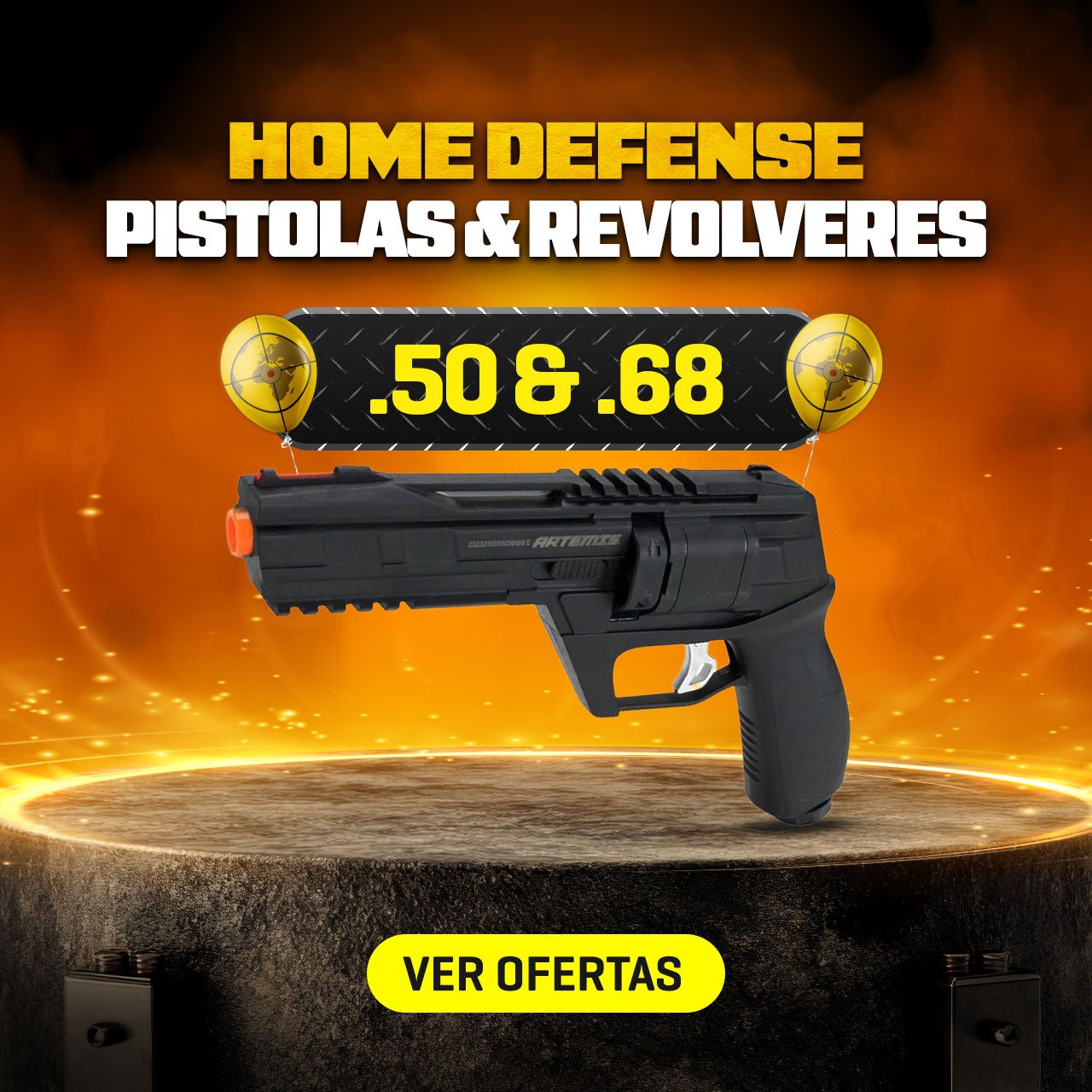 Home Defense - Pistolas e Revolveres .50 & .68