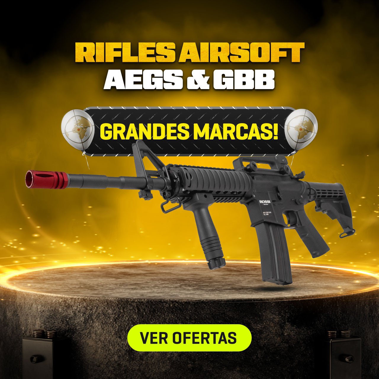 Rifles Airsoft - AEGs & GBB - Grandes Marcas!