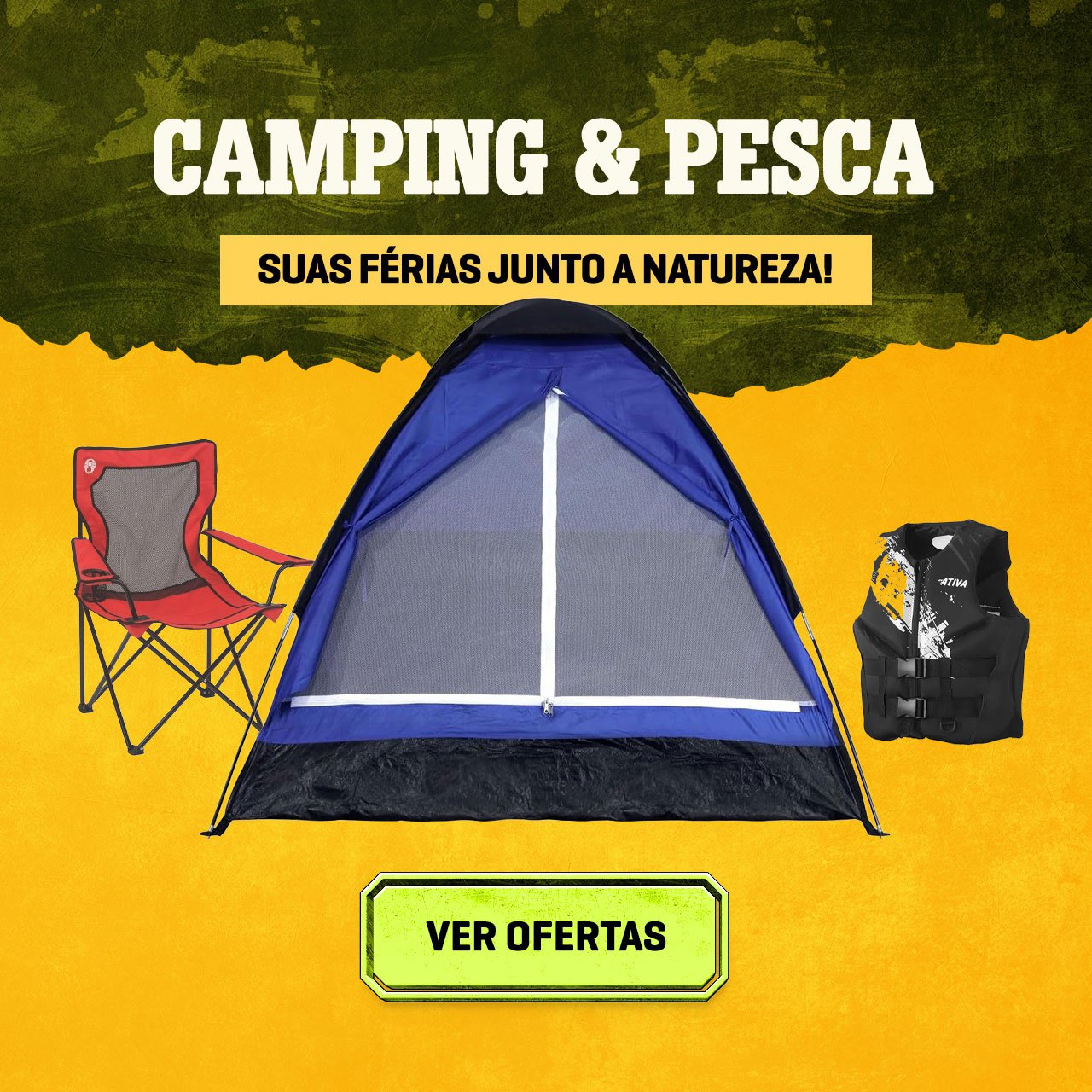 Camping & Pesca -Suas FÉRIAS junto a Natureza!