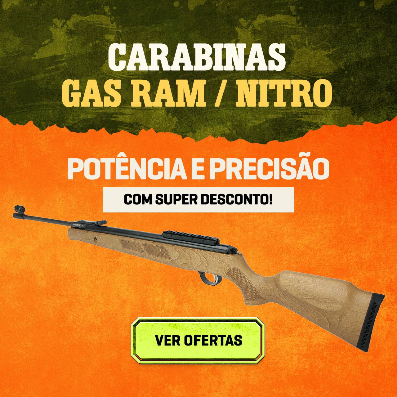 CARABINAS GAS RAM / NITRO - Potência e Precisão, com SUPER DESCONTO!
