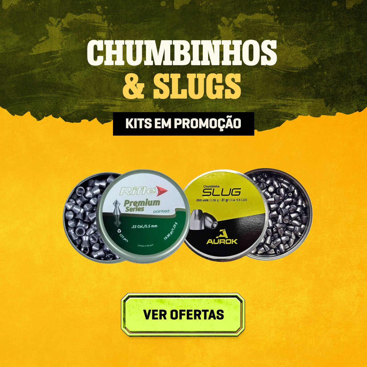 Chumbinhos & Slugs - Kits em PROMOÇÃO