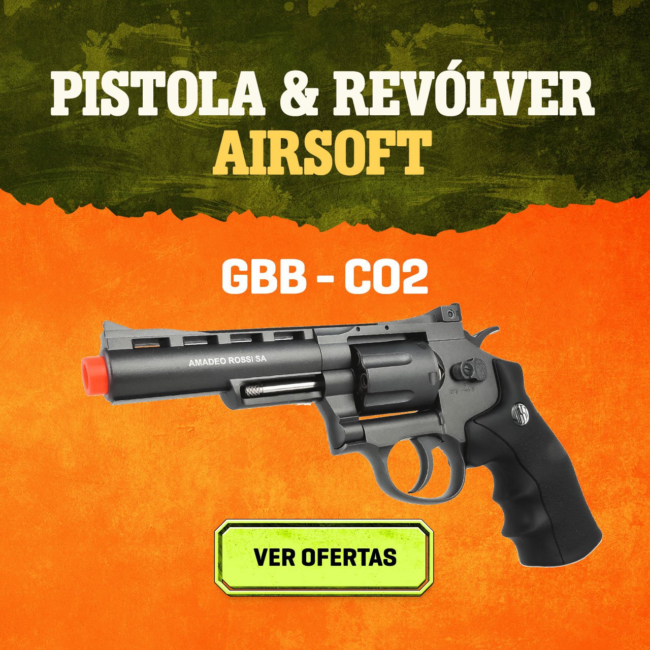 PISTOLAS & REVÓLVER AIRSOFT - GBB - CO2