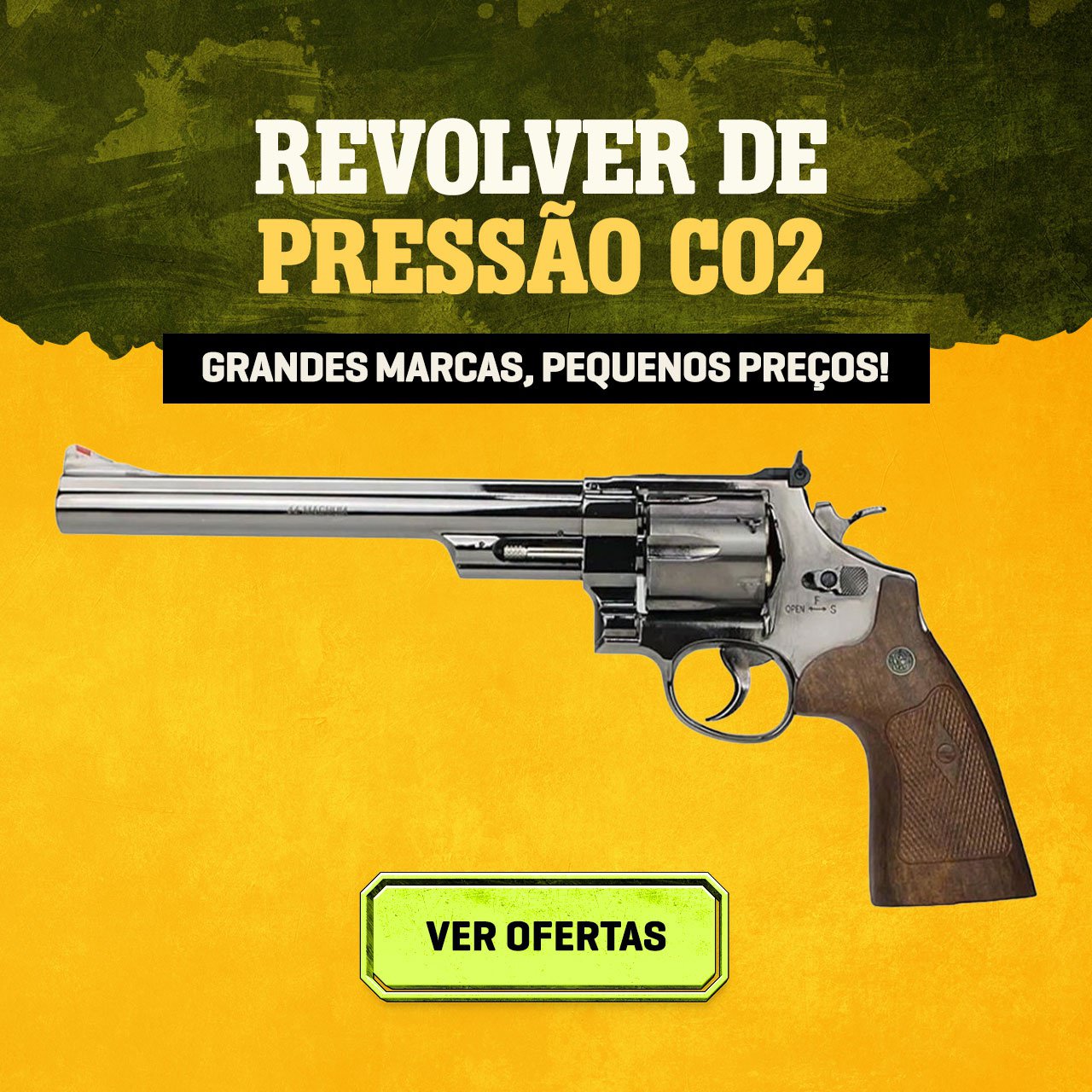 Revolver de Pressão CO2 - Grandes Marcas, pequenos preços!