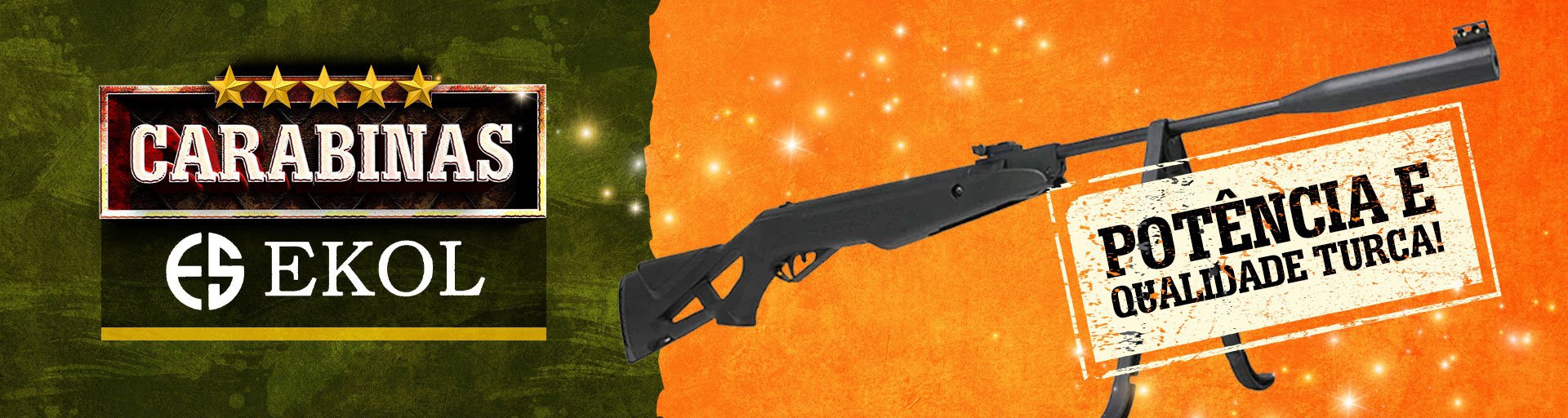 CARABINAS EKOL - POTÊNCIA E QUALIDADE TURCA!