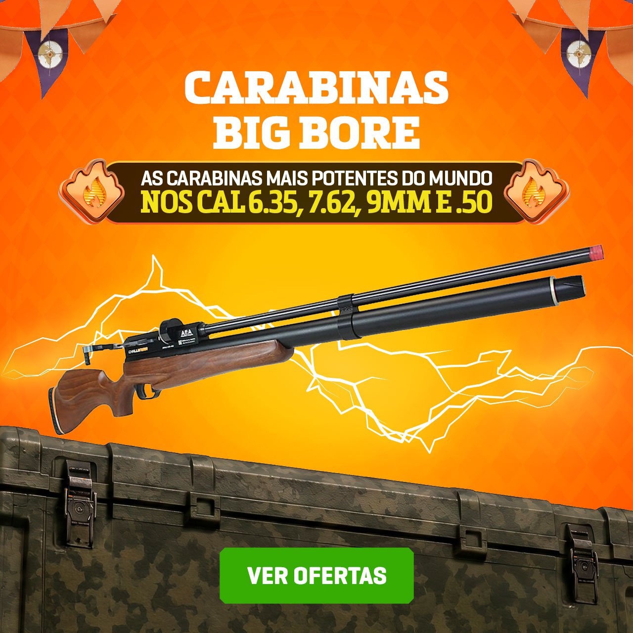 BIG BORE - AS Carabinas mais Potentes do Mundo nos Cal 6.35, 7.62, 9mm e .50