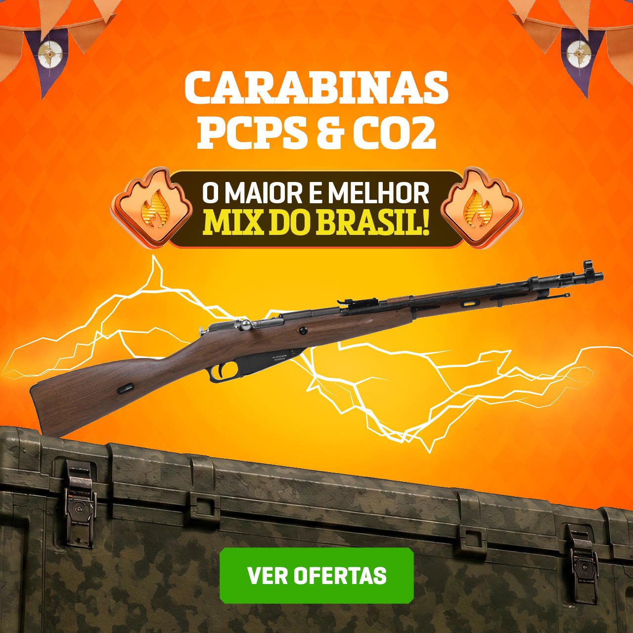 CARABINAS PCPs & CO2 - O maior e melhor MIX do Brasil!