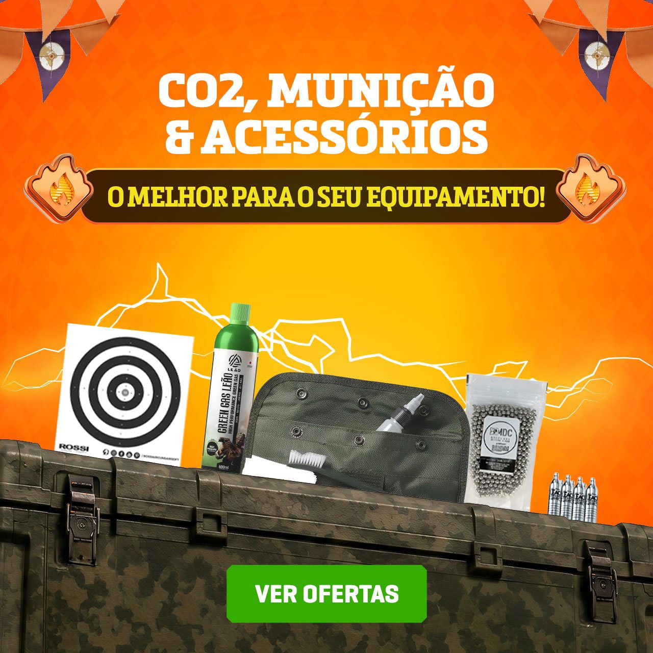 CO2, Munição & Acessórios - O Melhor para o Seu Equipamento!
