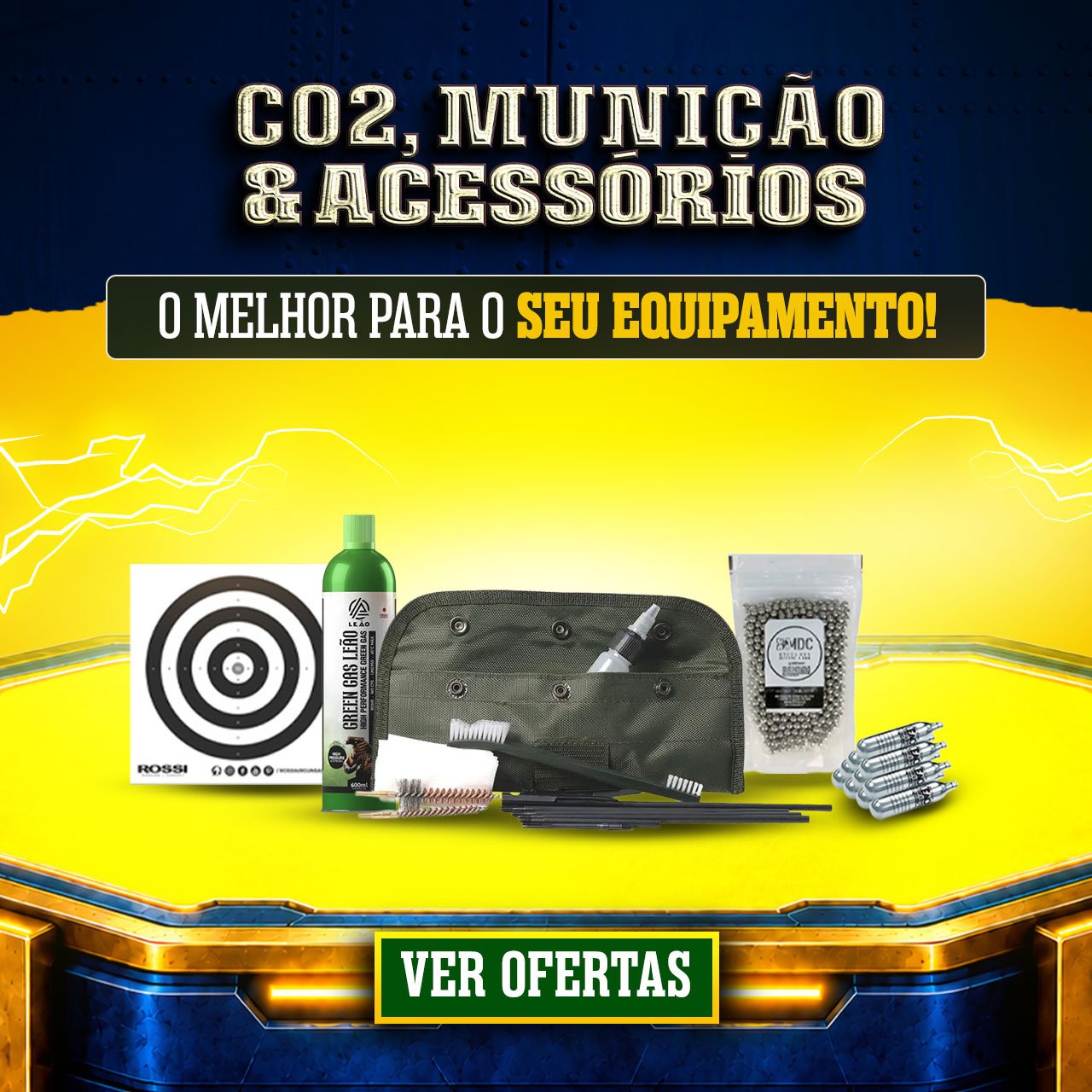 CO2, Munição & Acessórios - O Melhor para o Seu Equipamento!