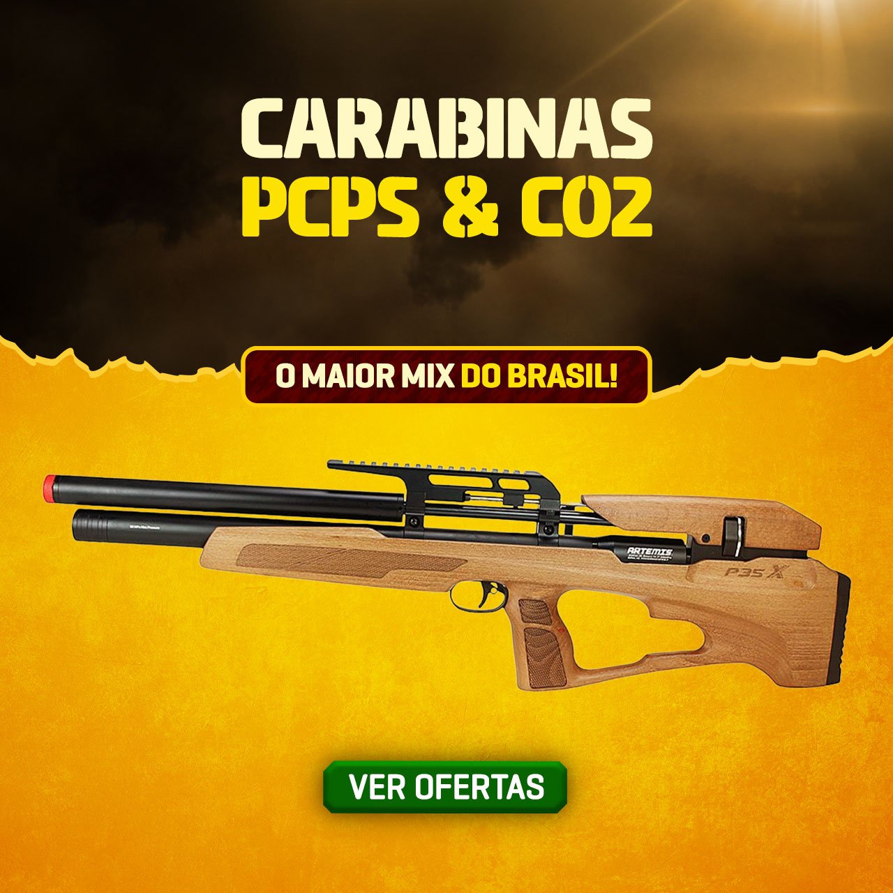 Carabinas PCPs & CO2 - O Maior Mix do Brasil!