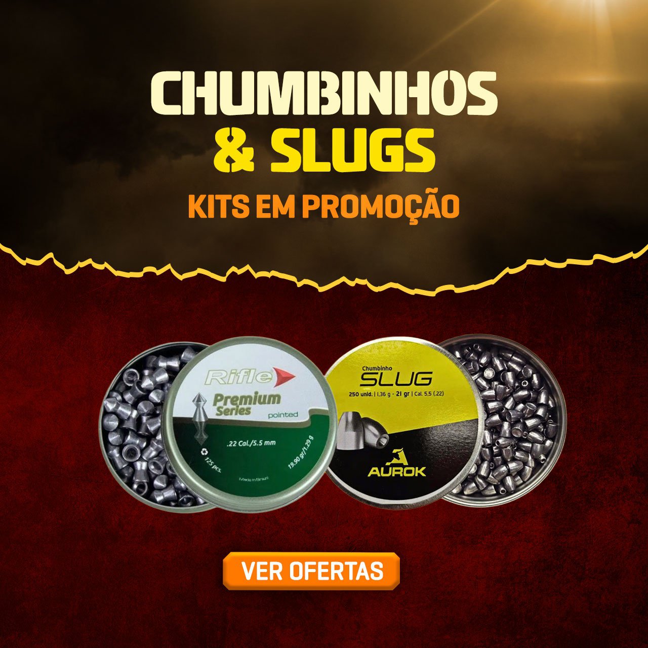 Chumbinhos & Slugs - Kits em PROMOÇÃO