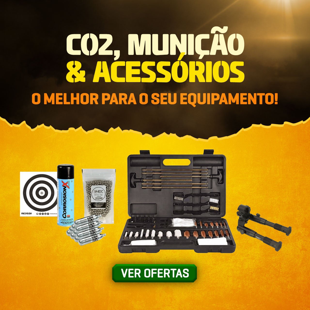 CO2, Munição & Acessórios - O Melhor para o Seu Equipamento!