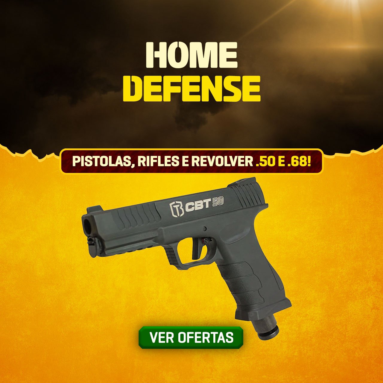 Home defense - Pistolas, Rilfes e Revolver .50 e .68 !