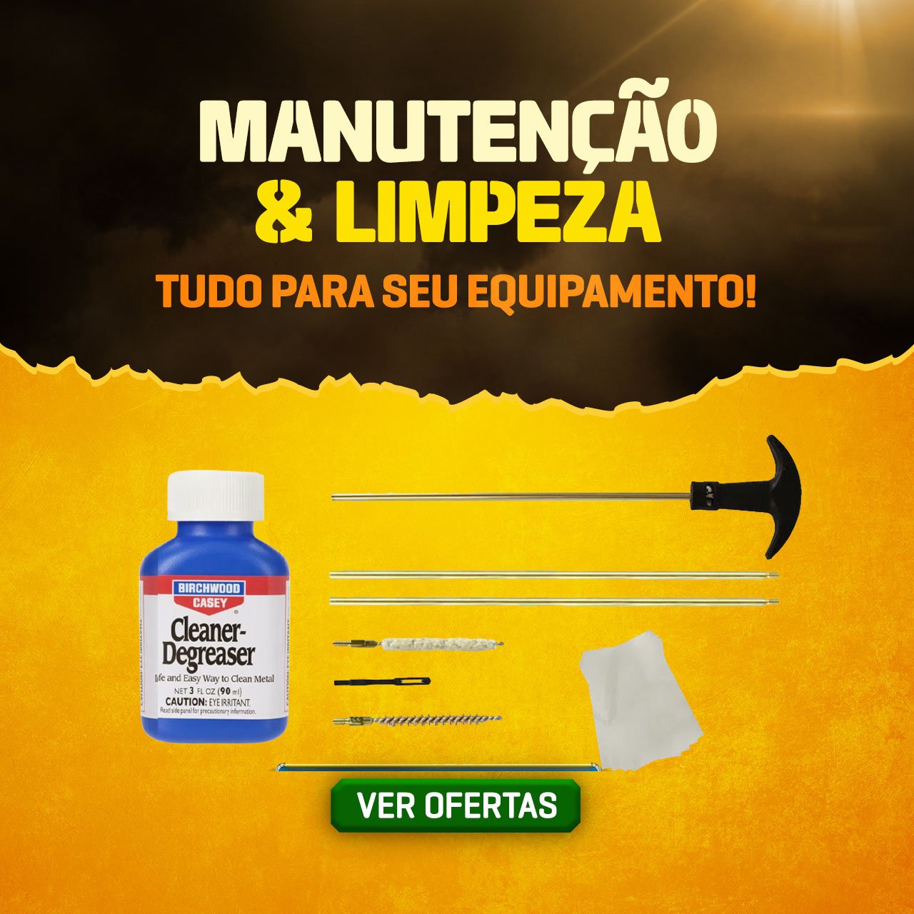 Manutenção & Limpeza - Tudo para seu equipamento!