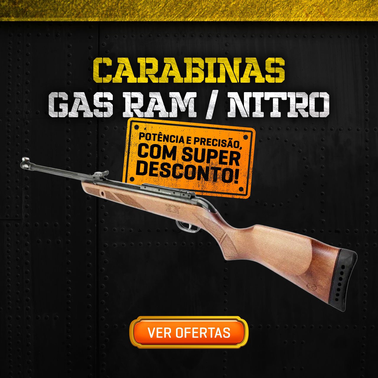 CARABINAS GAS RAM / NITRO - Potência e Precisão, com SUPER DESCONTO!