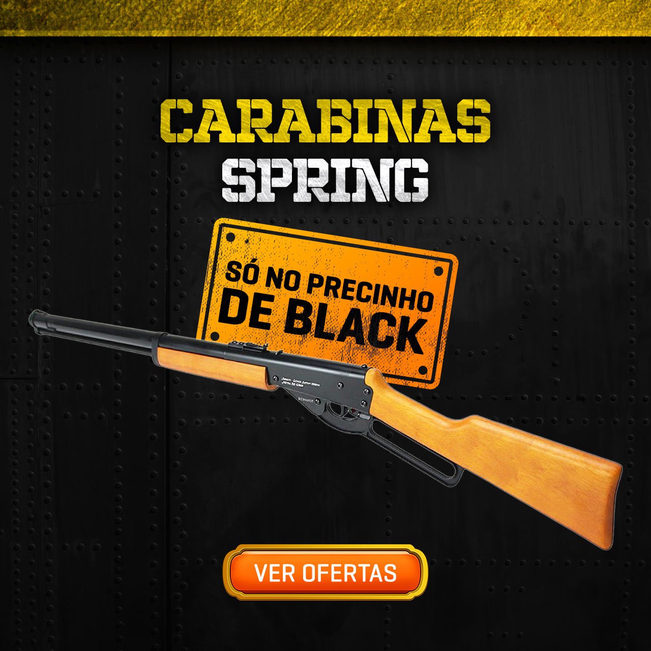 Carabinas Spring - Só no precinho de Black