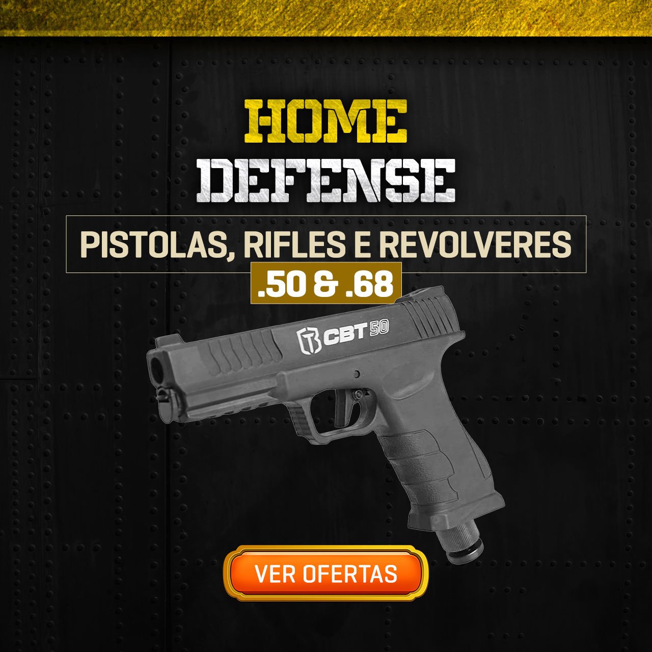 Home defense - Pistolas, Rifles e Revolveres .50 & .68