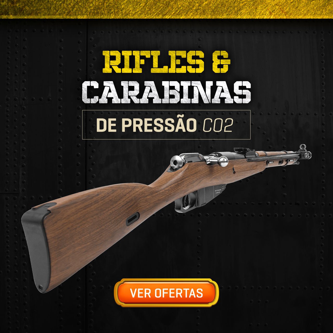 Rifles & Carabinas Pressão CO2