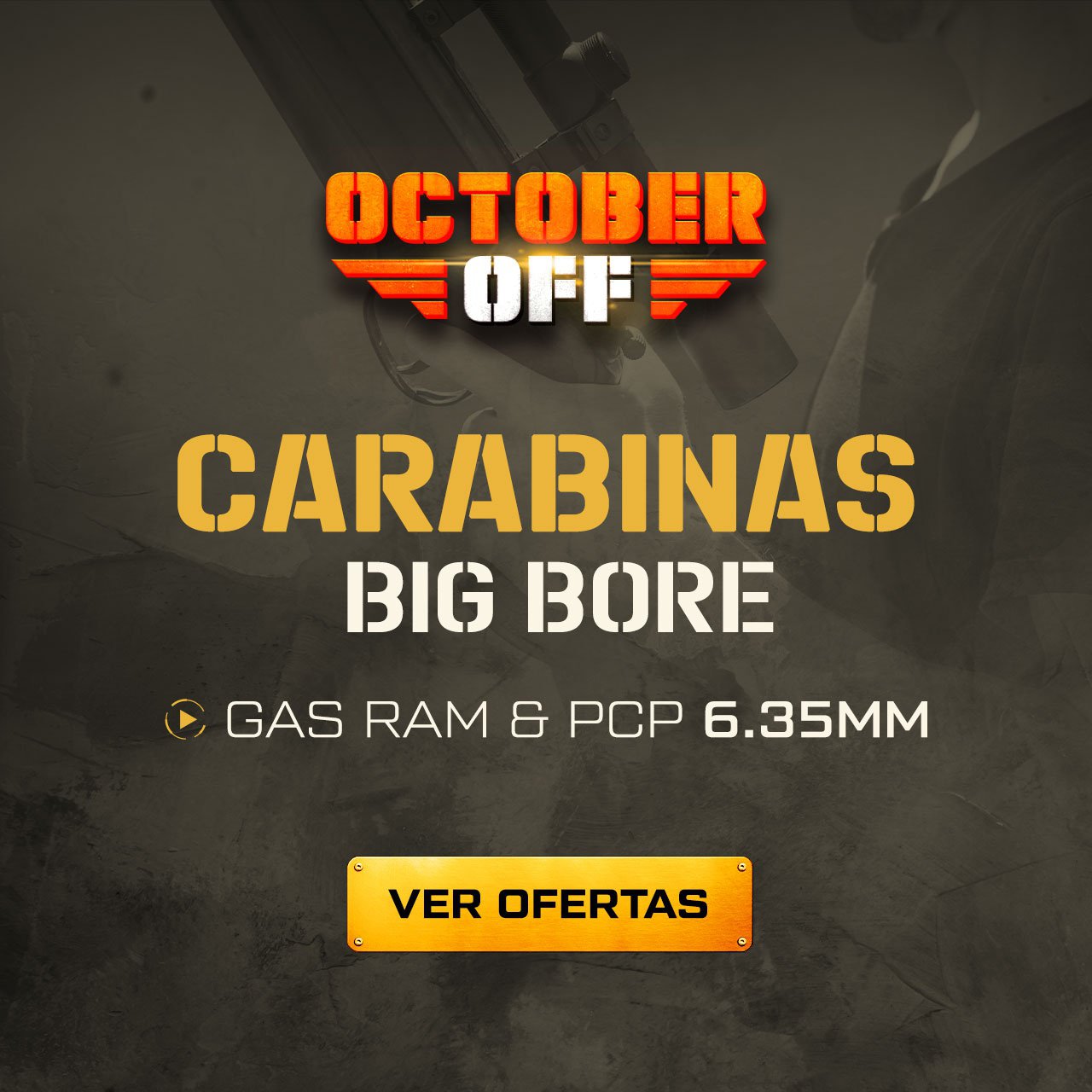 CARABINAS BIG BORE GAS RAM & PCP 6.35mm