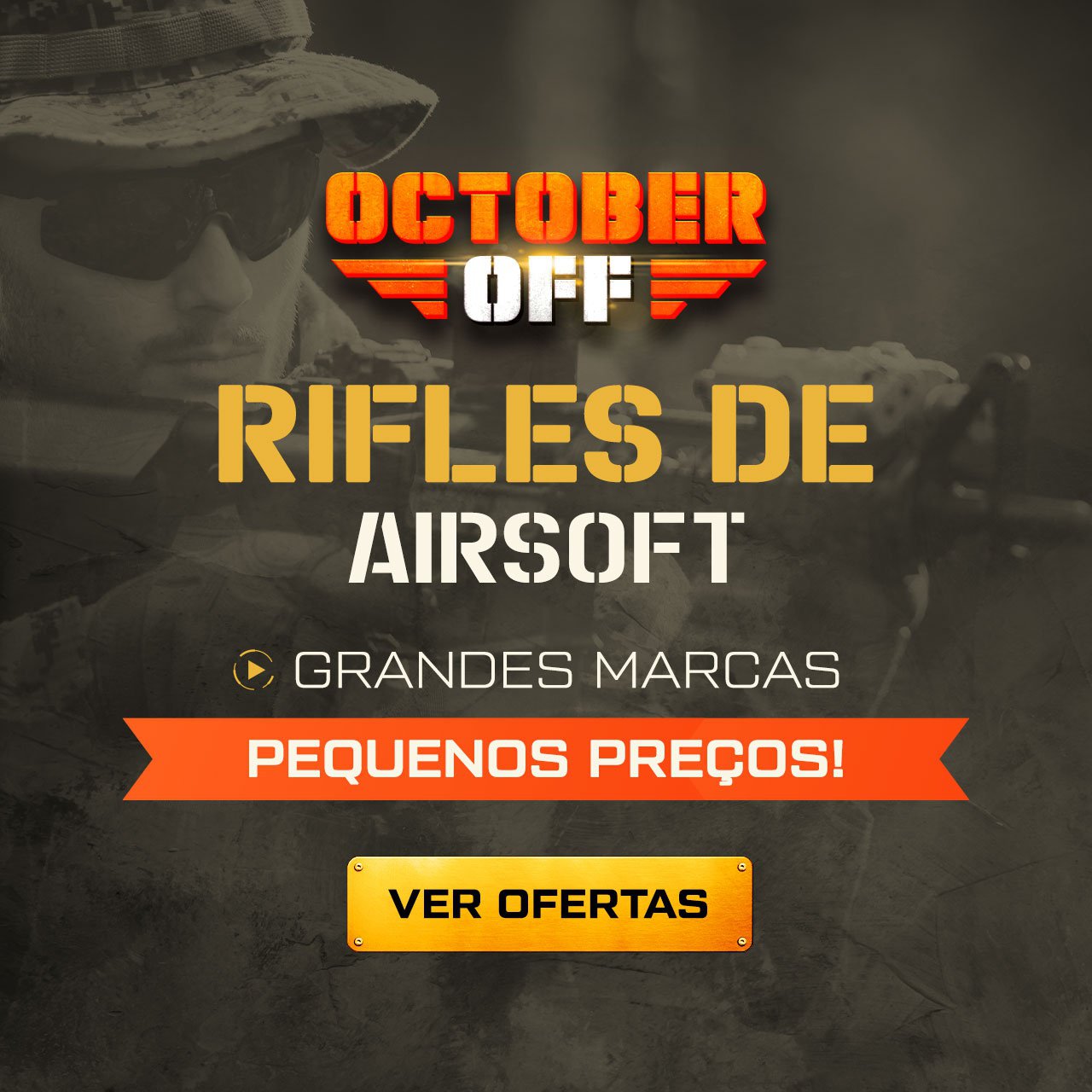 RIFLES DE AIRSOFT - Grandes Marcas, pequenos preços!