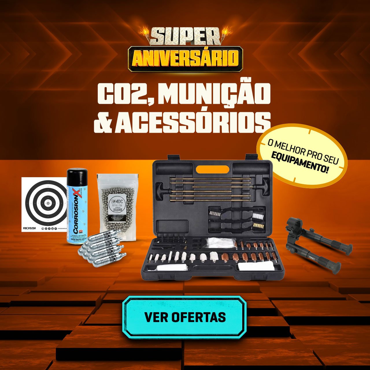 CO2, Munição & Acessórios - O Melhor para o Seu Equipamento!