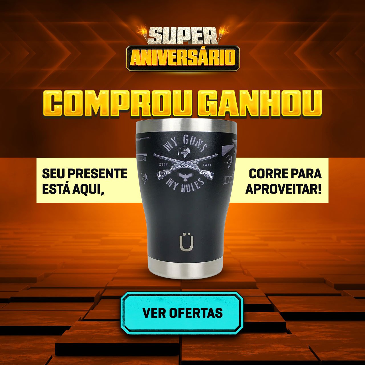 COMPROU GANHOU - Seu presente está Aqui, Corre para aproveitar