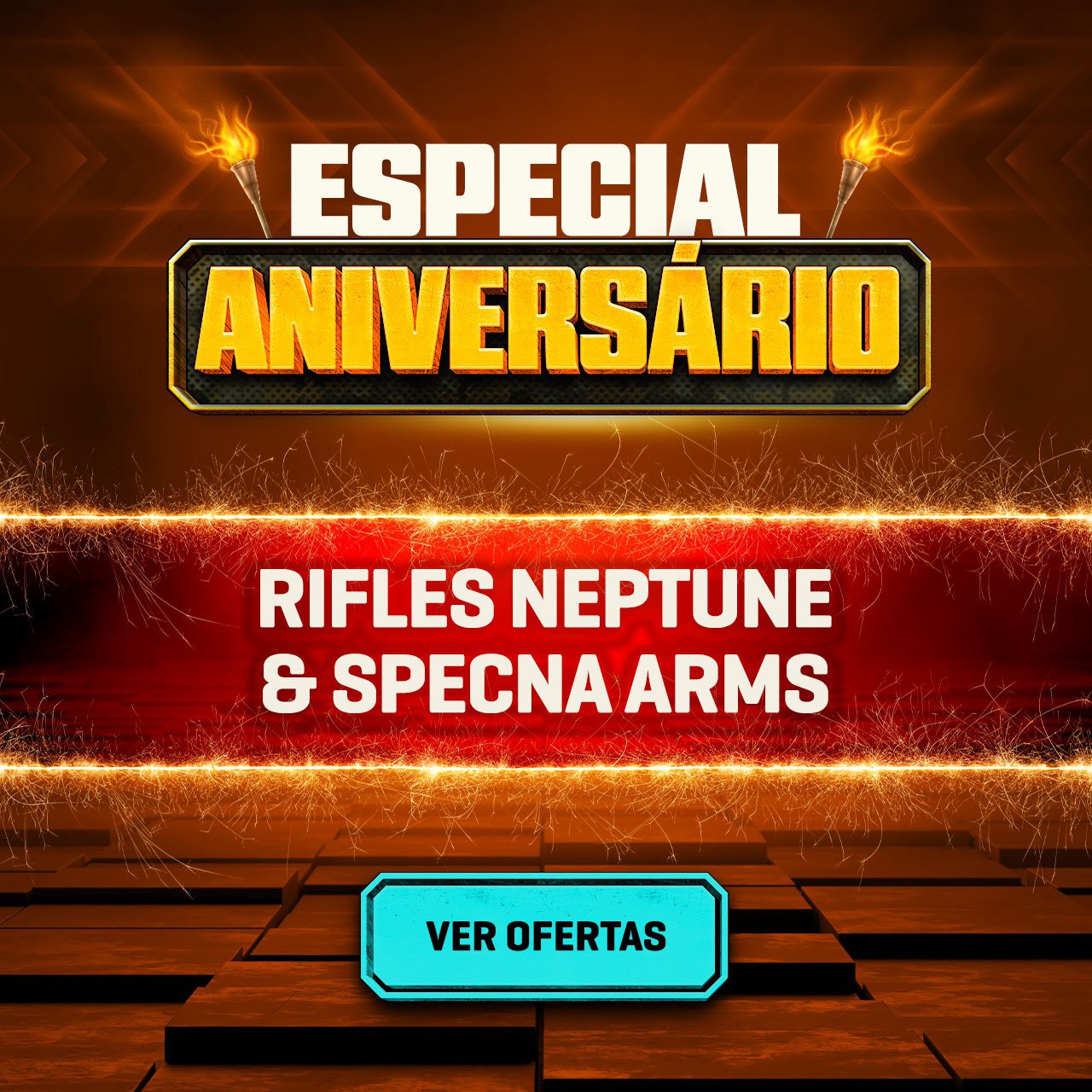 ESPECIAL ANIVERSÁRIO - RIFLES NEPTUNE & SPECNA ARMS