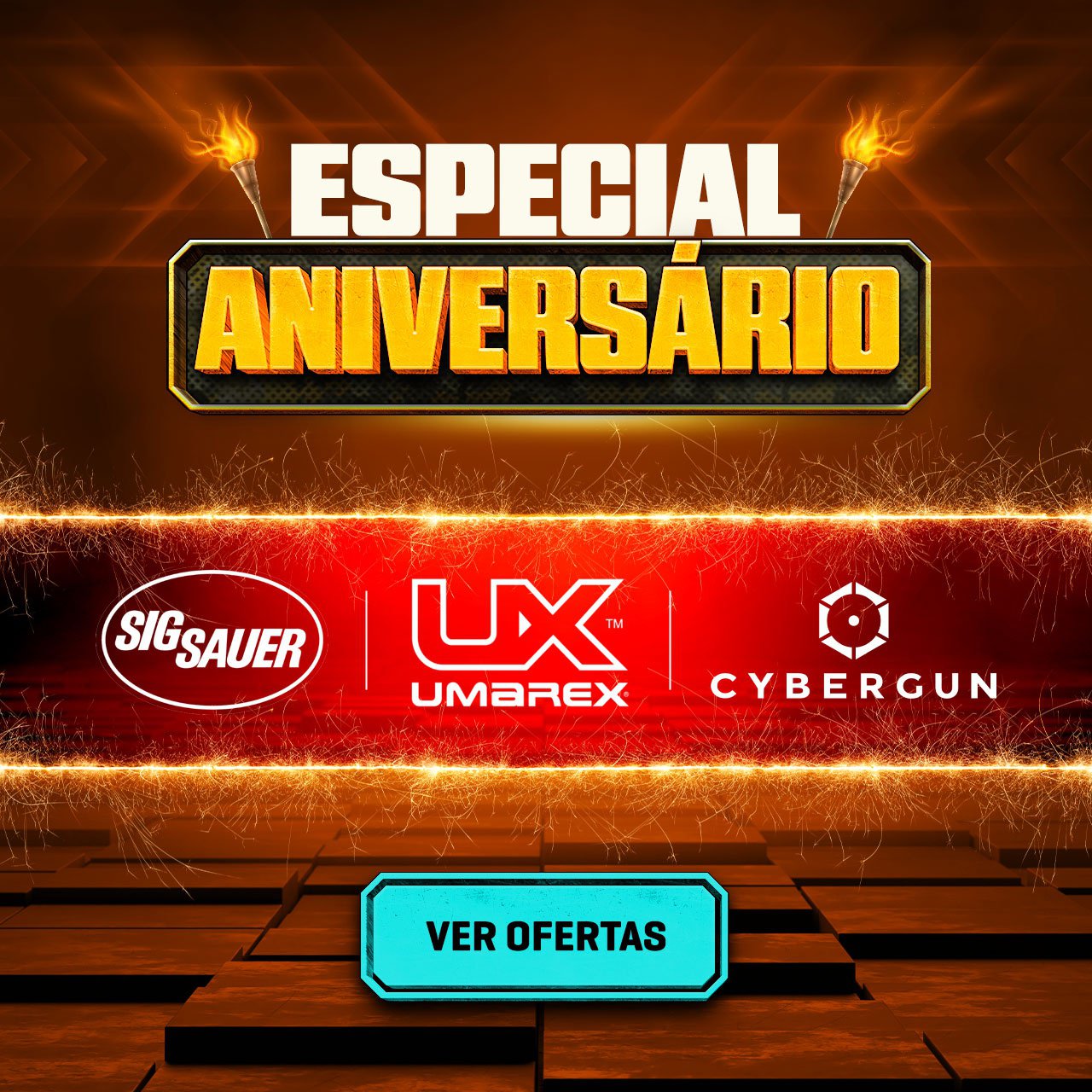 ESPECIAL ANIVERSÁRIO - Sig Sauer, Umarex & Cybergun