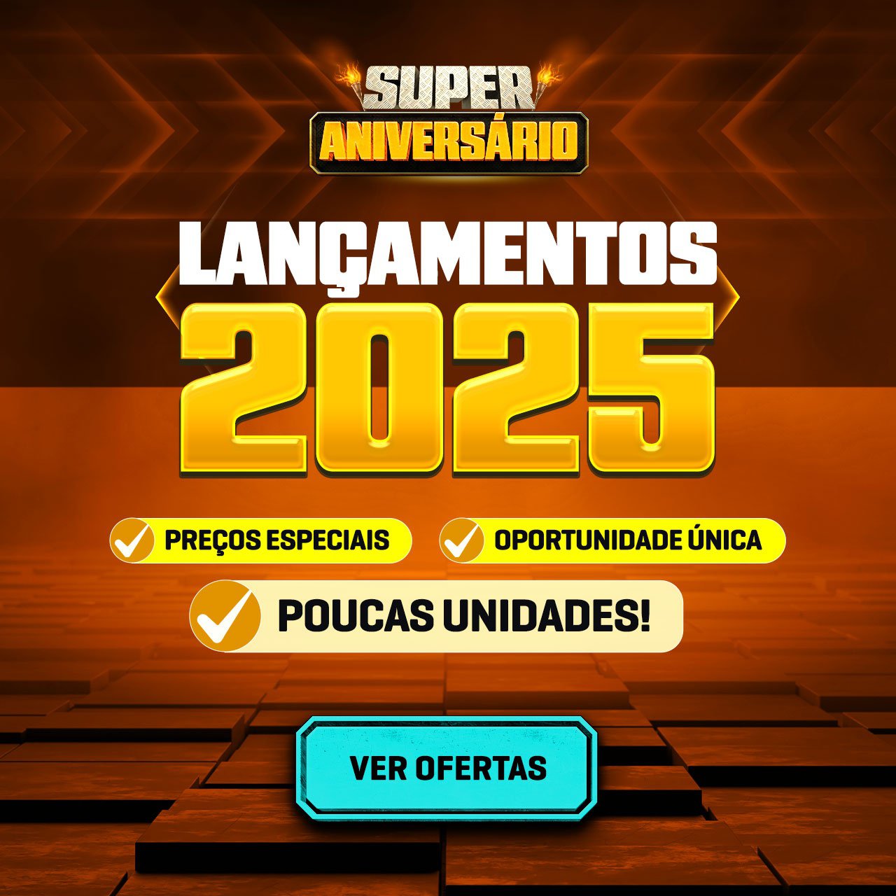 Lançamentos 2025 - Preços especiais, oportunidade única, poucas unidades!