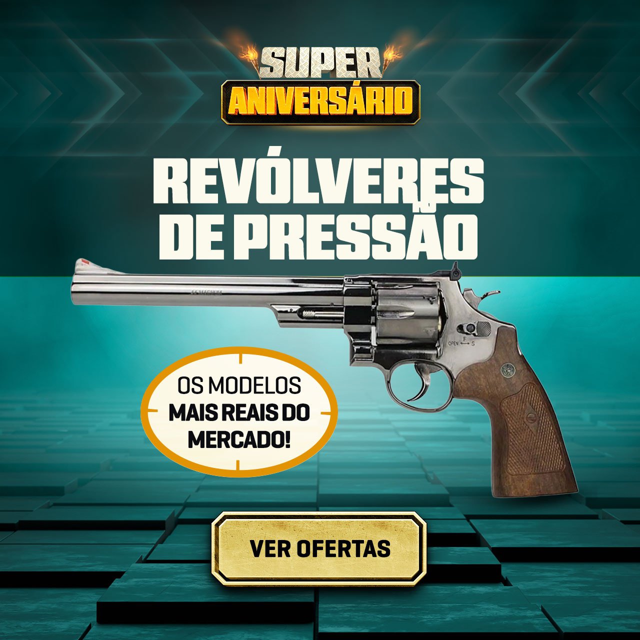 Revolveres Pressão - Os modelos mais reais do mercado!