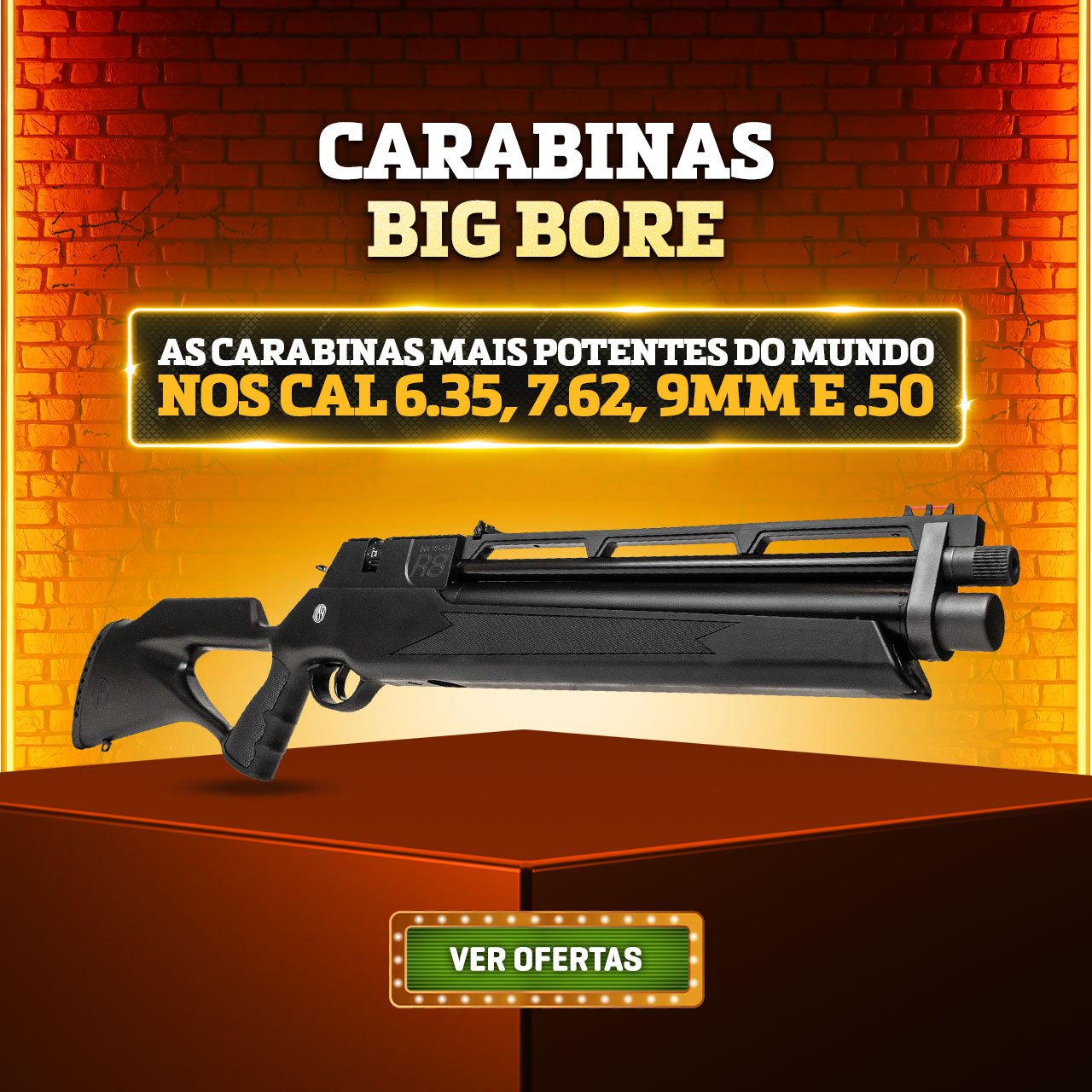 BIG BORE - AS Carabinas mais Potentes do Mundo nos Cal 6.35, 7.62, 9mm e .50