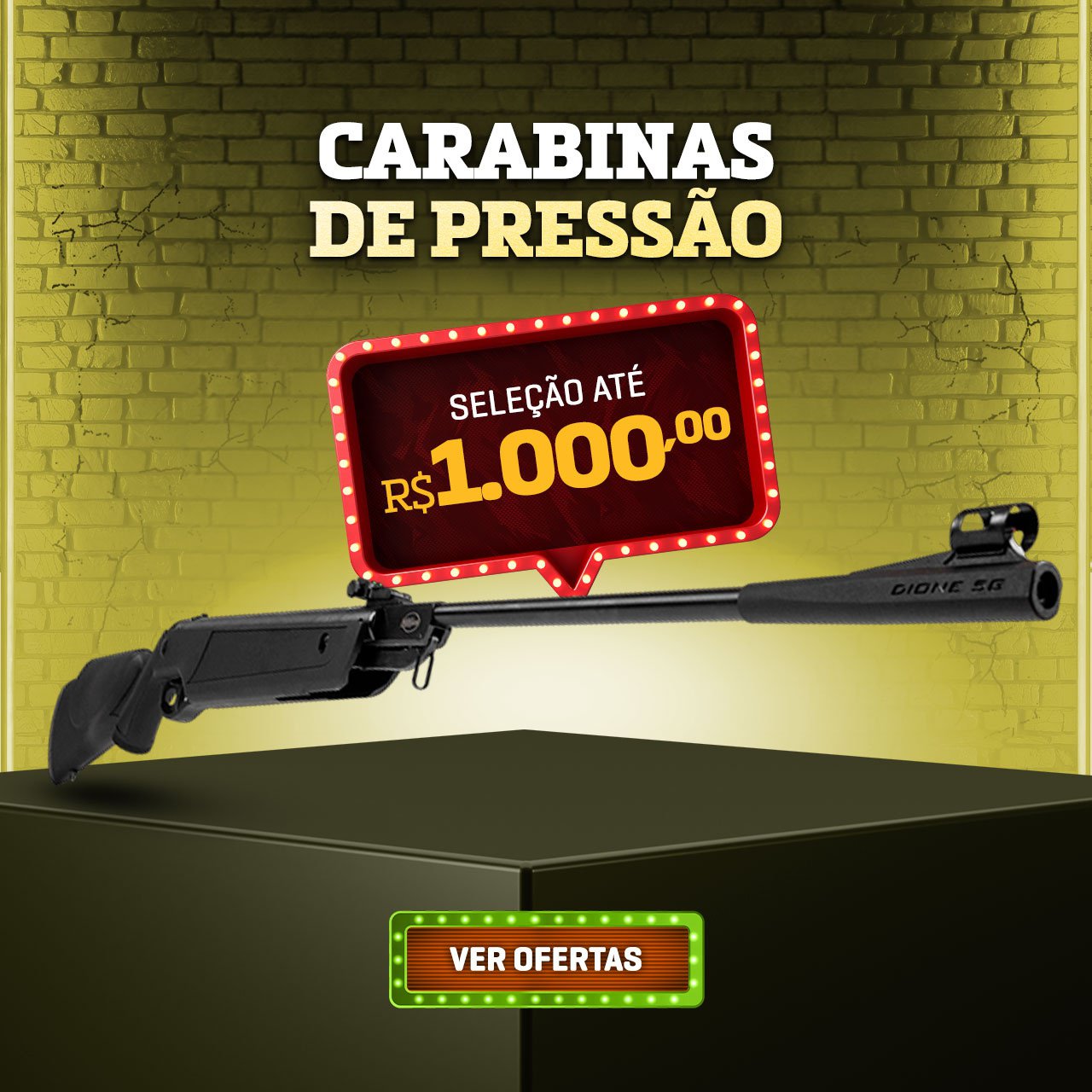Carabinas de Pressão - SELEÇÃO até R$ 1.000,00