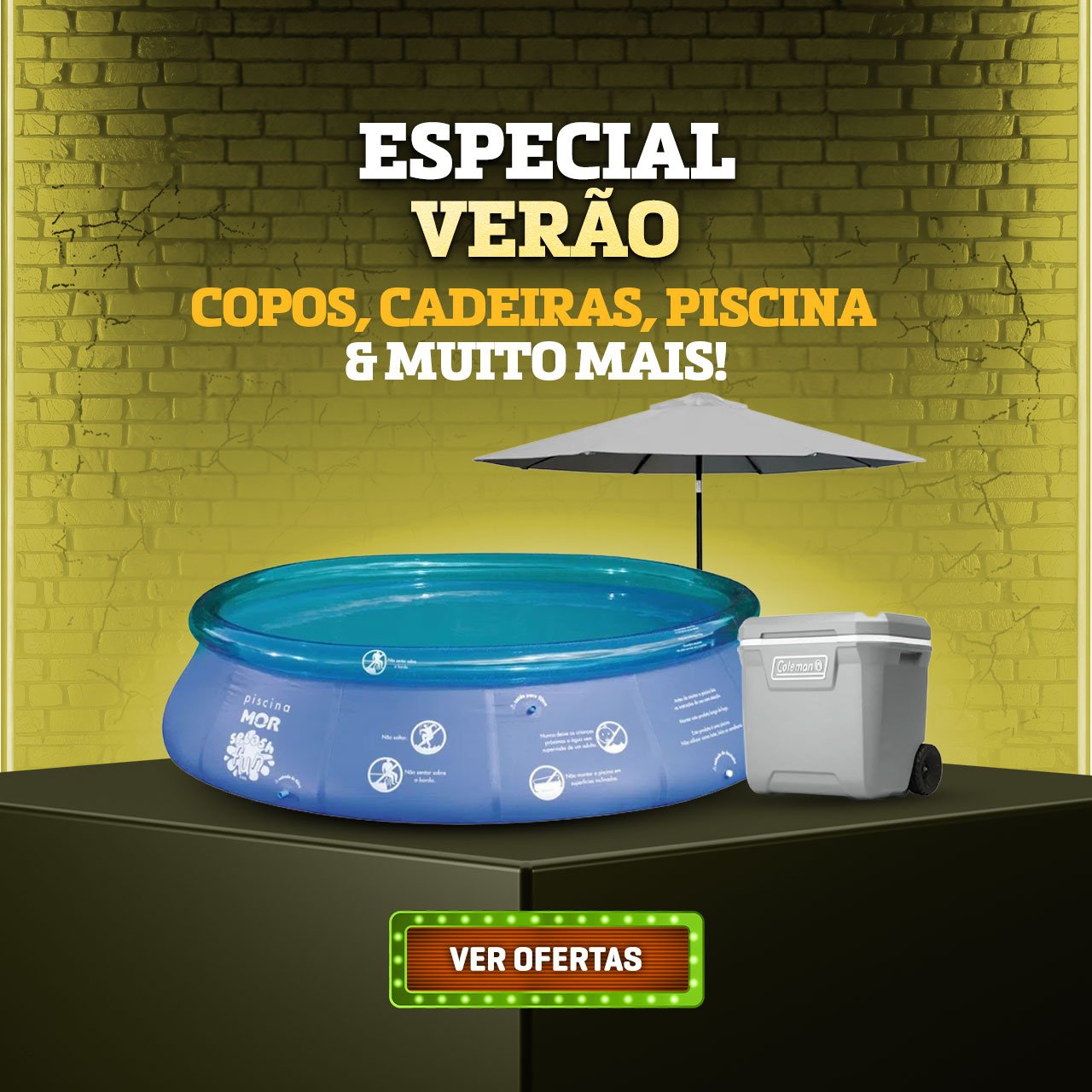 ESPECIAL VERÃO - Copos, Cadeiras, Piscinas & Muito mais!