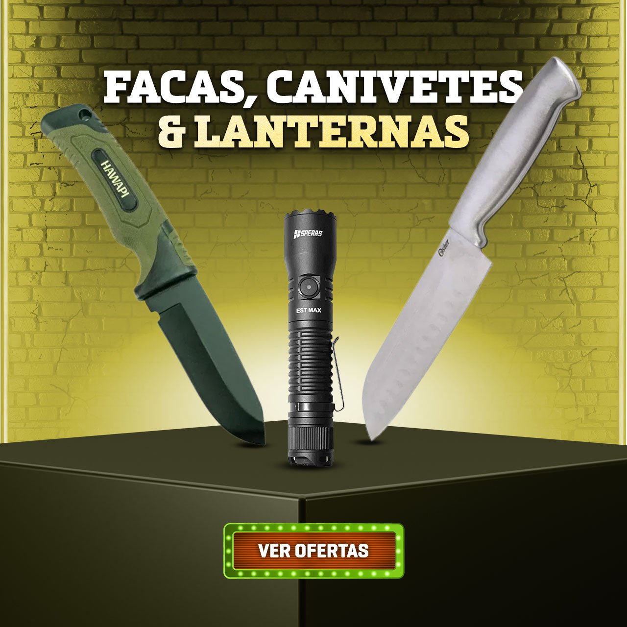 Facas, Canivetes & Lanternas