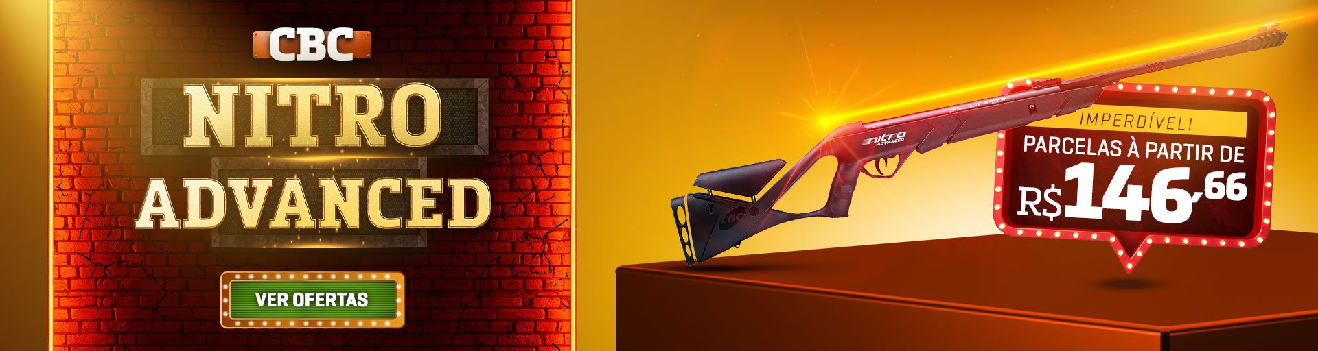 CBC Nitro Advanced - parcelas à partir de R$ 146,66