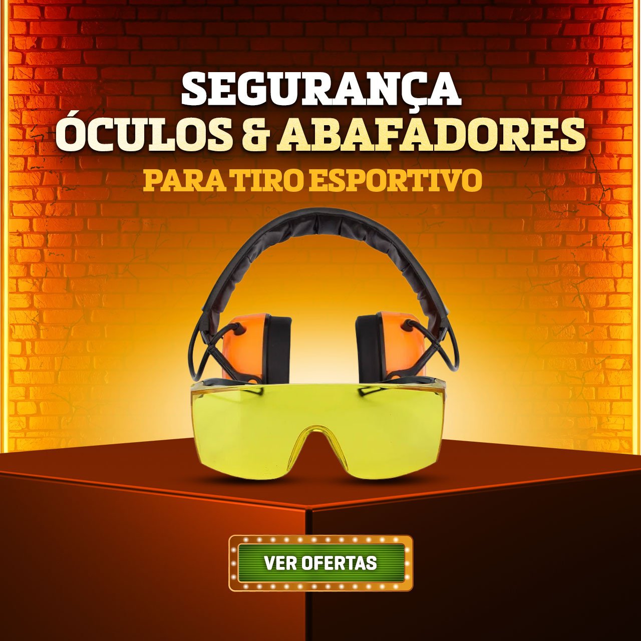 Segurança - Óculos & Abafadores para Tiro esportivo