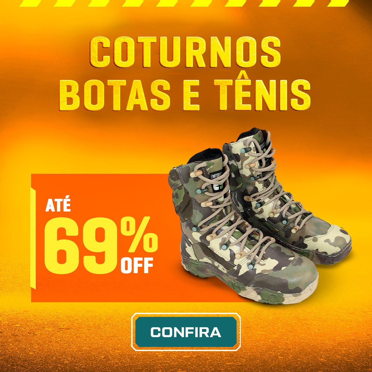 Botas, Coturnos e Tênis - Táticos e de Aventura