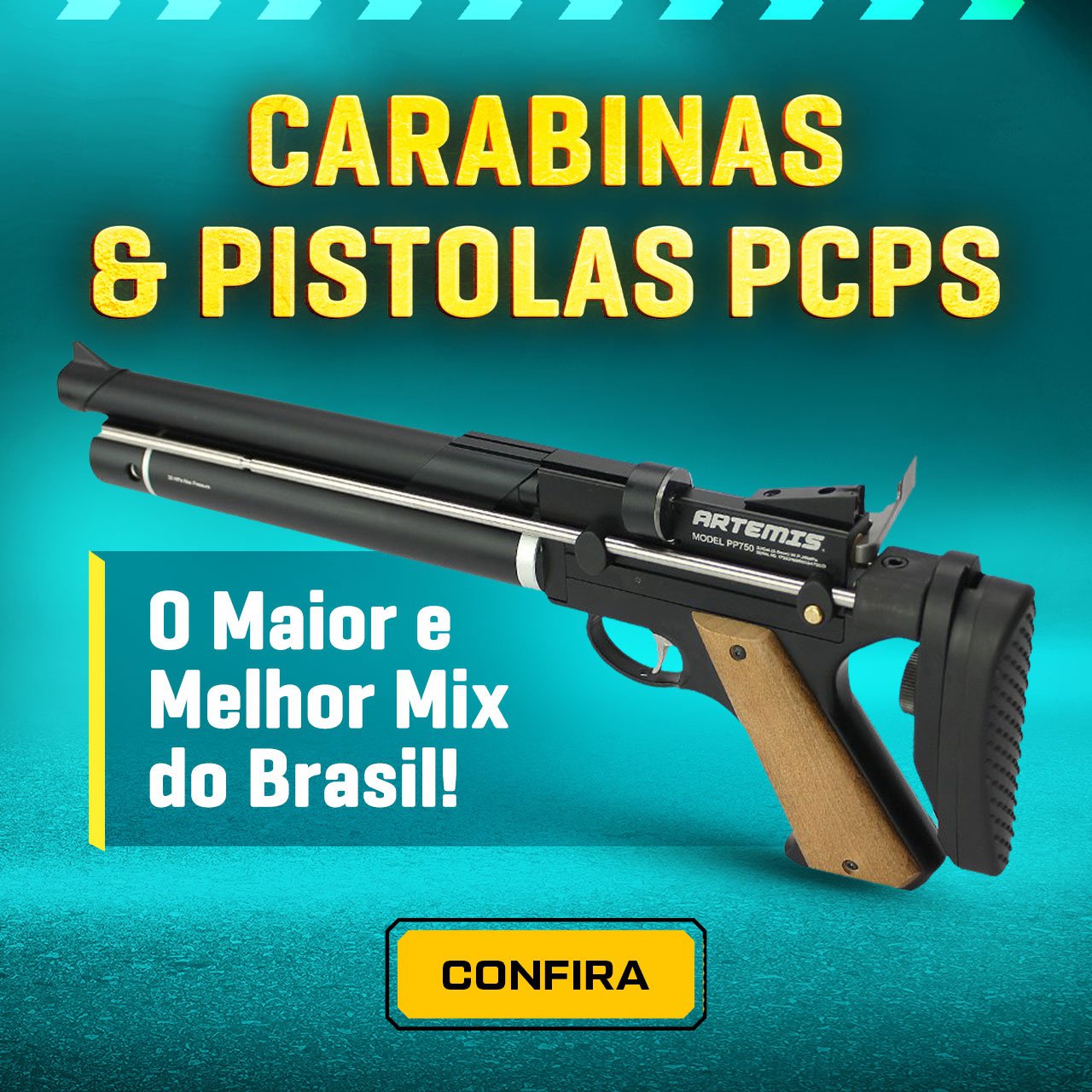 Carabinas & Pistolas PCPs - O Maior e Melhor Mix do Brasil!