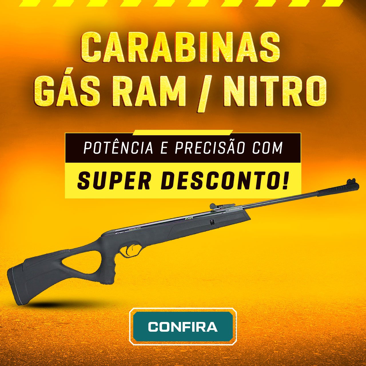 CARABINAS GAS RAM / NITRO - Potência e Precisão, com SUPER DESCONTO!