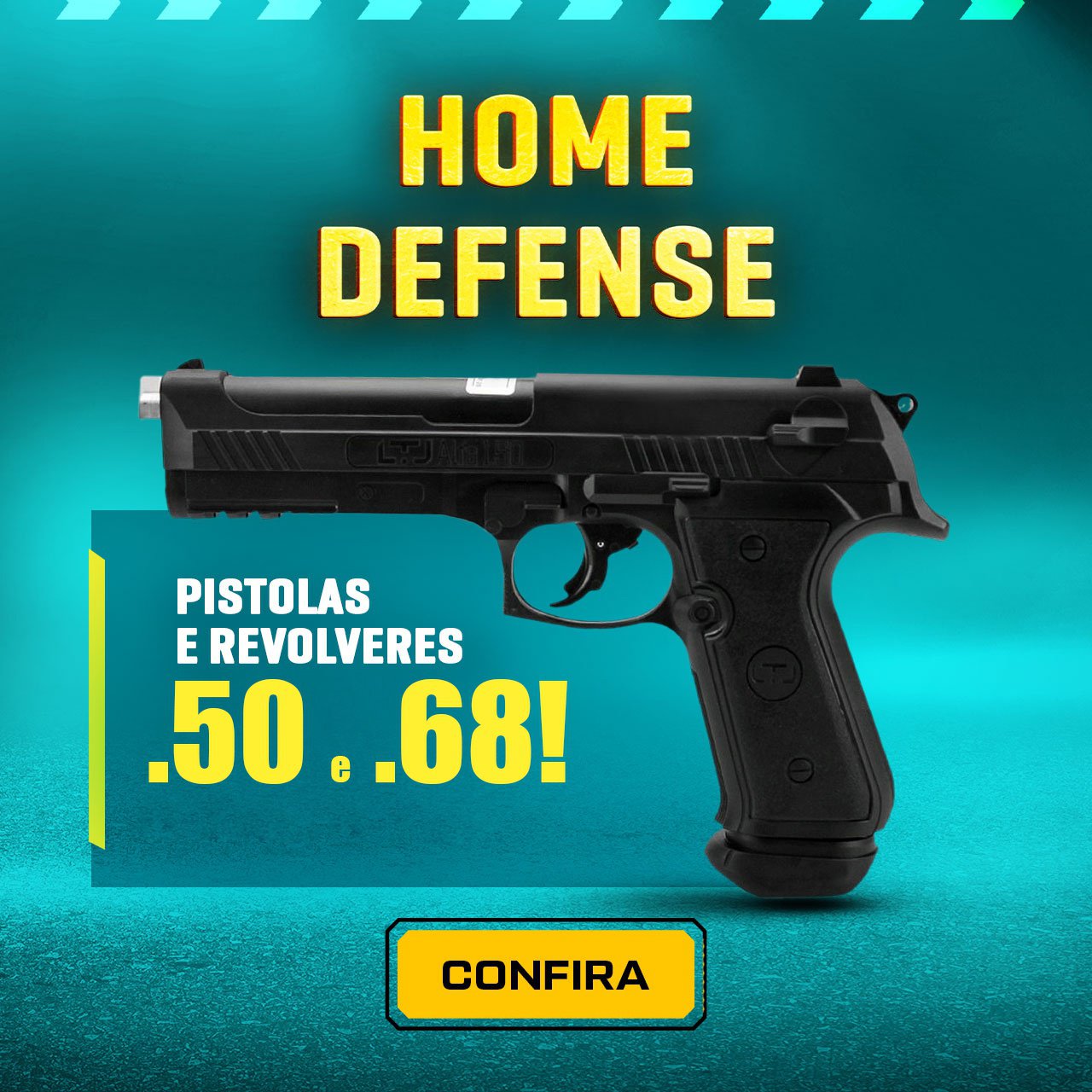 Home defense - Pistolas, Rilfes e Revolver .50 e .68!