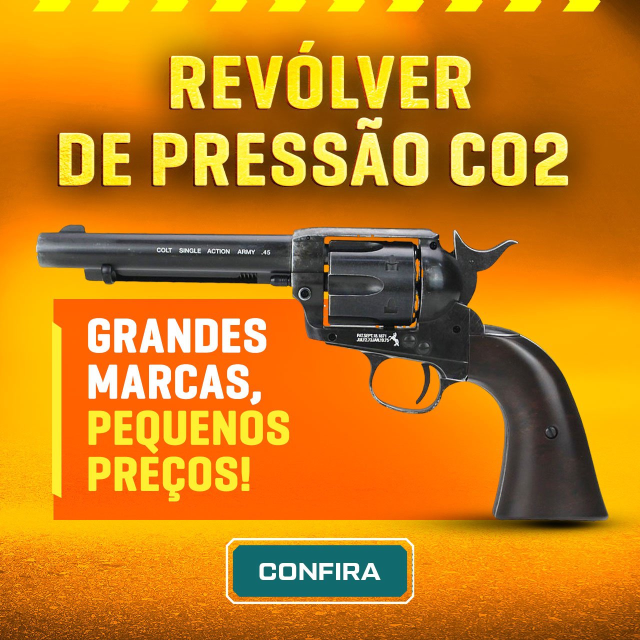 Revolver de Pressão CO2 - Grandes Marcas, pequenos preços!