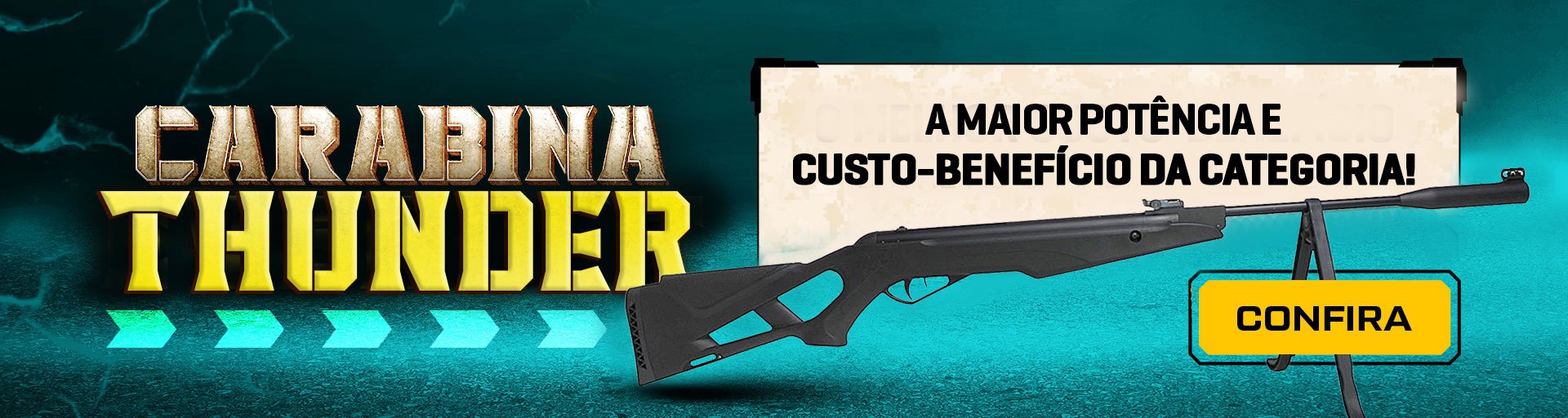 CARABINA Thunder - A maior Potência e custo-benefício da categoria!
